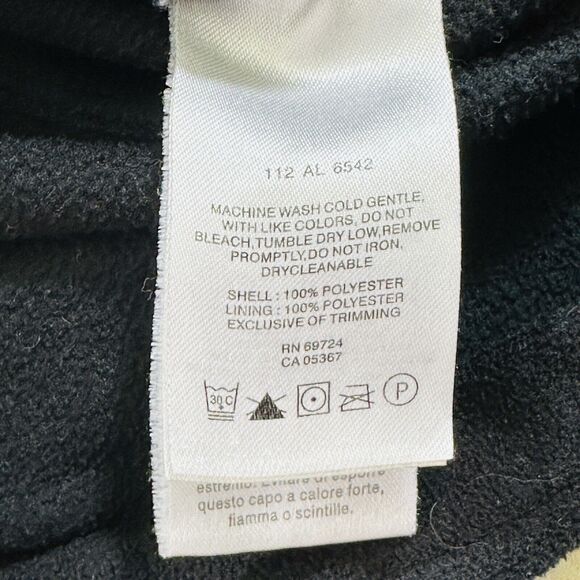 Columbia Fleece Womens Medium Black Full Zip Mock Neck Sweatshirt Outdoor - Picture 10 of 11